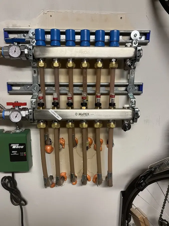 Plumber performing Leak Detection at a residential property in Watkinsville